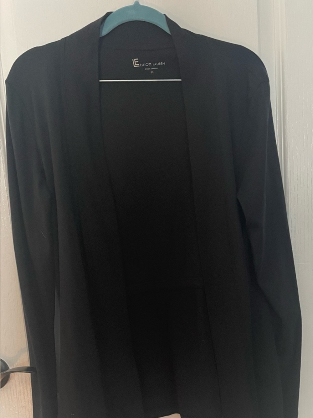Elliott Lauren 100% Cotton Open Front Lightweight Cardigan Women’s Size M